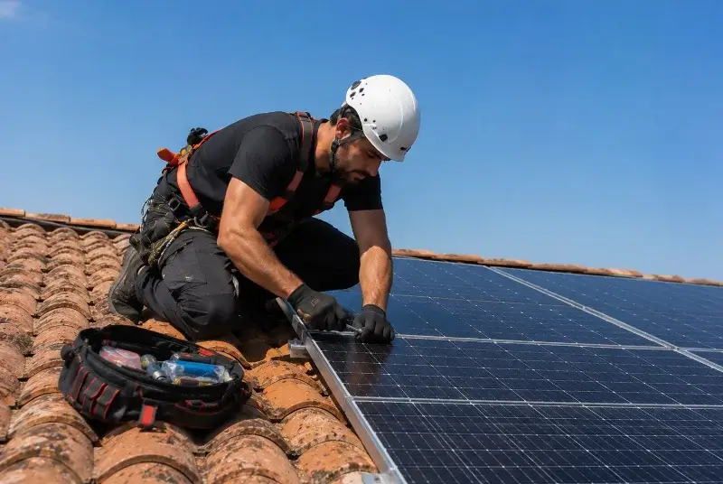 Maintenance et monitoring de panneaux solaires à Corbère-les-Cabanes